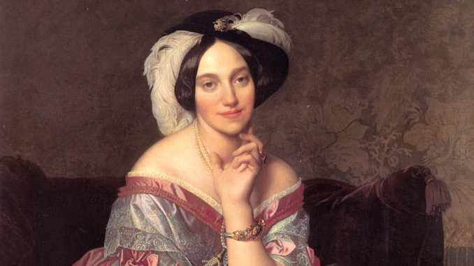 "Portrait de Betty de Rothschild", par Ingres. 1848.