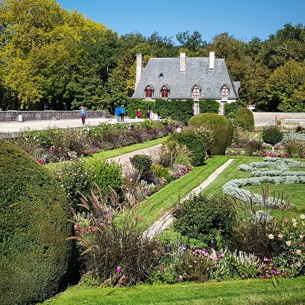 Château de Chenonceau : jardin Diane de Poitiers