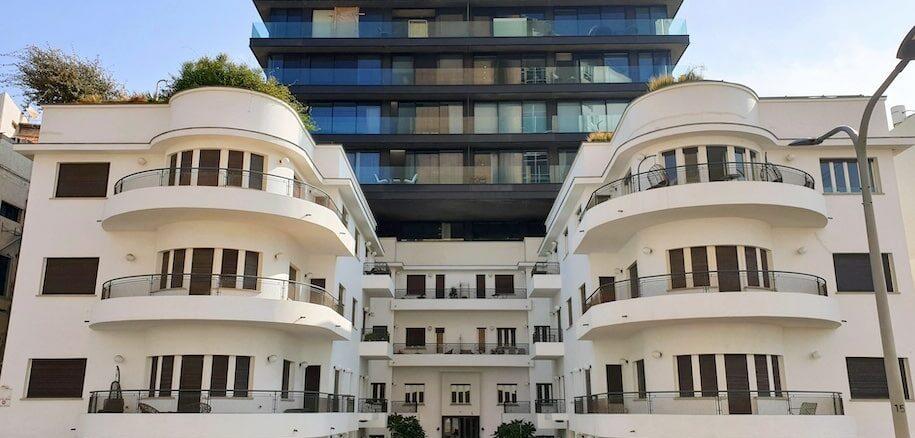 Immeuble Bauhaus sur la rue HaYarkon, Tel Aviv (photo (c) Cultures-J 2022)
