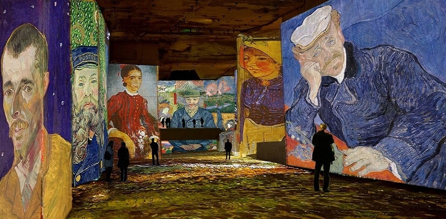 Van gogh nuit outlet étoilée atelier des lumières