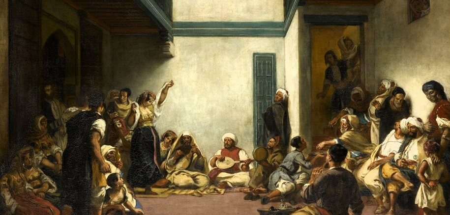 "Noce juive dans le Maroc", Eugène Delacroix, 1839.