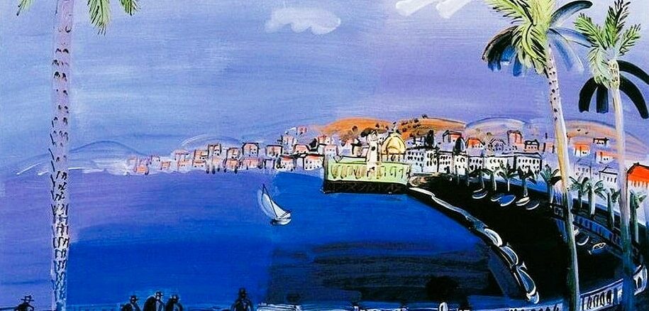 Raoul Dufy, "Baie des Anges, Nice", vers 1926, huile sur toile, 61,5 x 74 cm, Collection privée © Bridgeman Images © Adagp, Paris, 2019