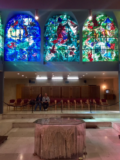 Vitraux de la synagogue de l’hôpital Hadassah