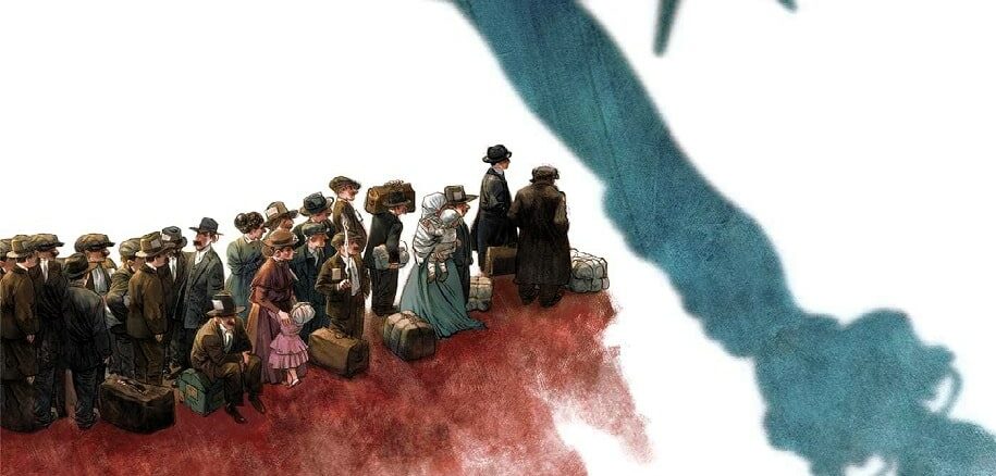"Ellis Island. Le rêve américain", le roman graphique de Philippe Charlot et Miras