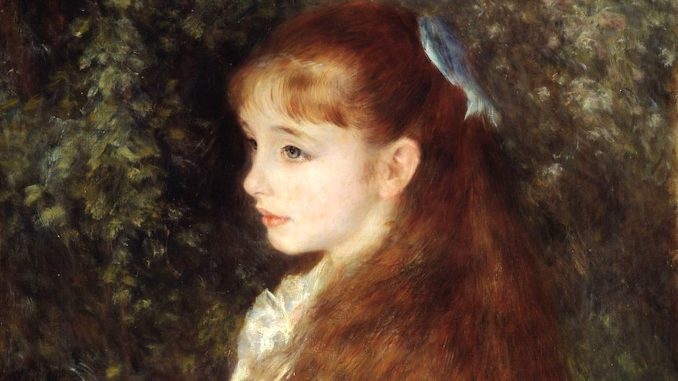 "Irène Cahen d'Anvers", par Auguste Renoir. 1880.
