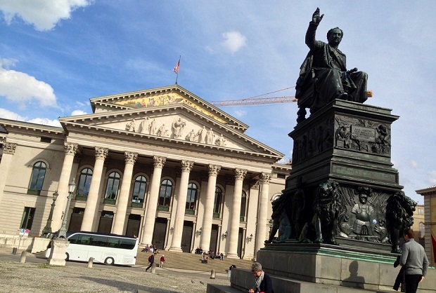 National Theatre, Max-Joseph-platz, Munich.