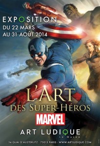 super heros marvel musee art ludique exposition paris captain america hulk avengers x-men thor fantastic four